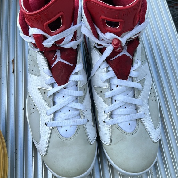 Nike retro Air Jordan number six red and black size 12 for men sneakers - Picture 6 of 12